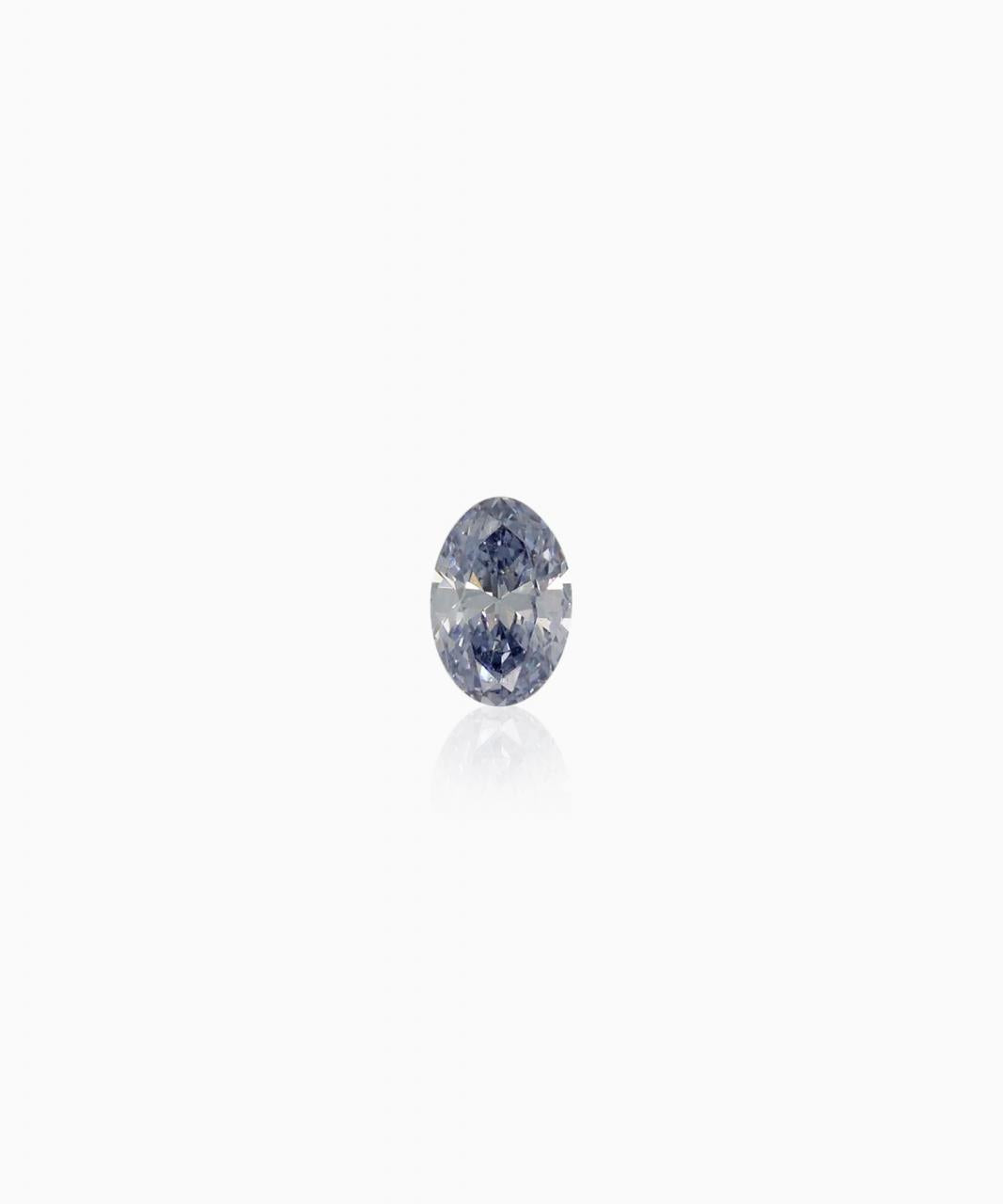 0.08ct Natural Fancy Bluish Grey, BL2, VS2, Argyle Blue Diamond