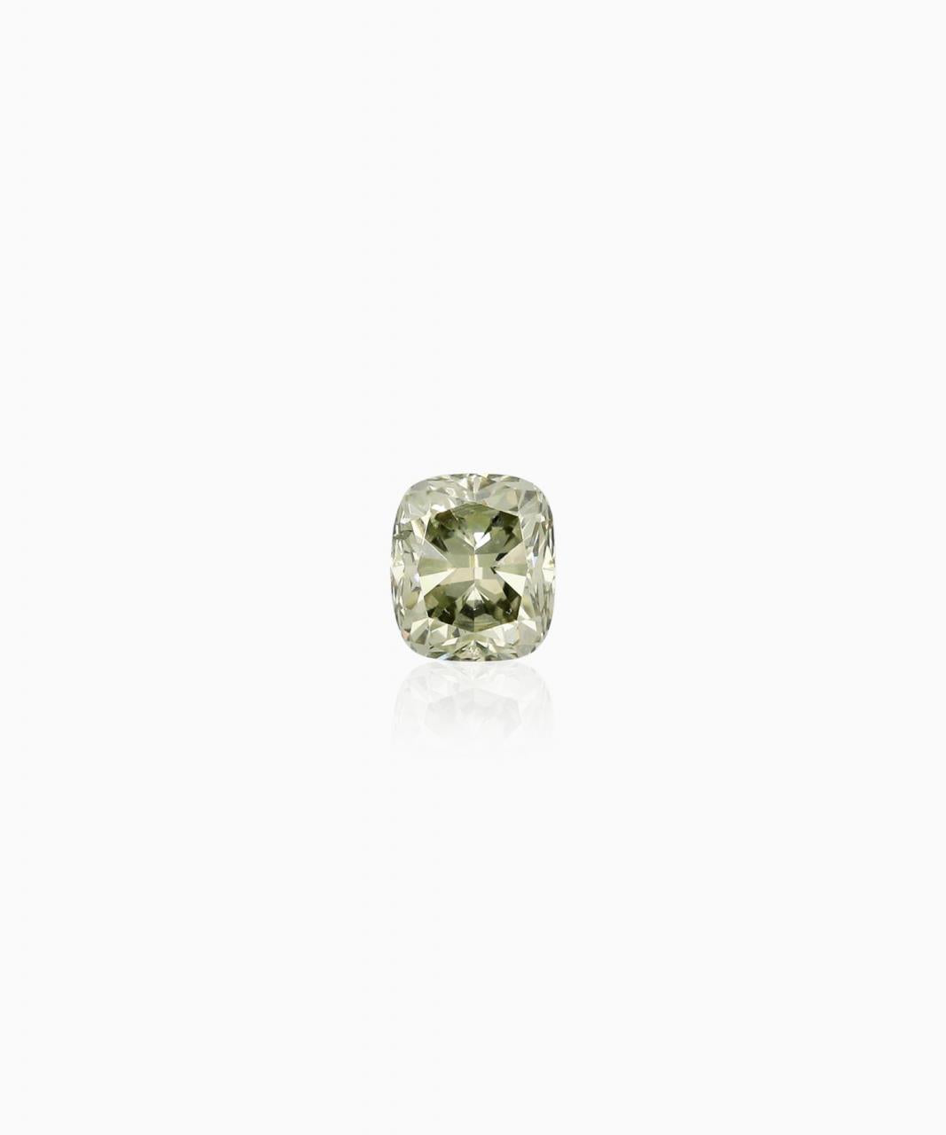 0.14ct Natural Fancy Green/Olive, SI1