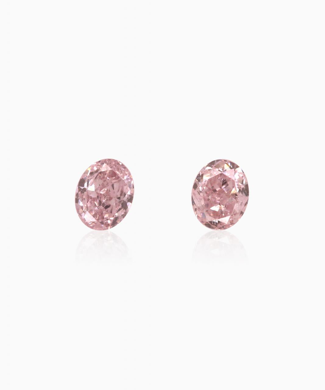 2=0.19ct Natural Fancy Light Purplish Pink, 7P, SI1, Argyle Pink Diamond