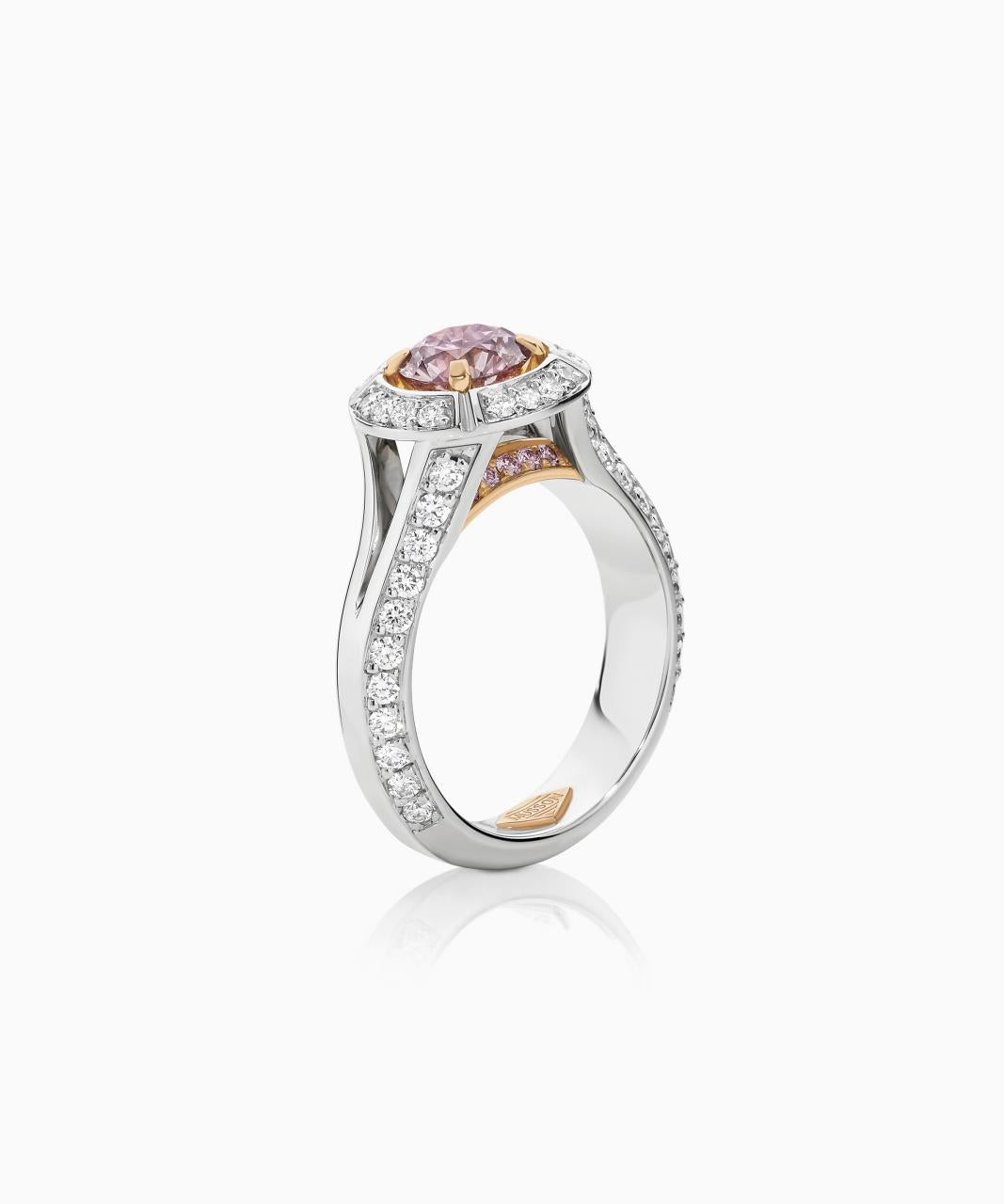 Sun Struck Argyle PInk Diamond Ring