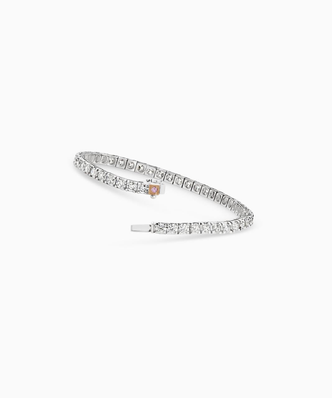 Tennis Bracelet - 10 Points with Argyle Pink Diamond